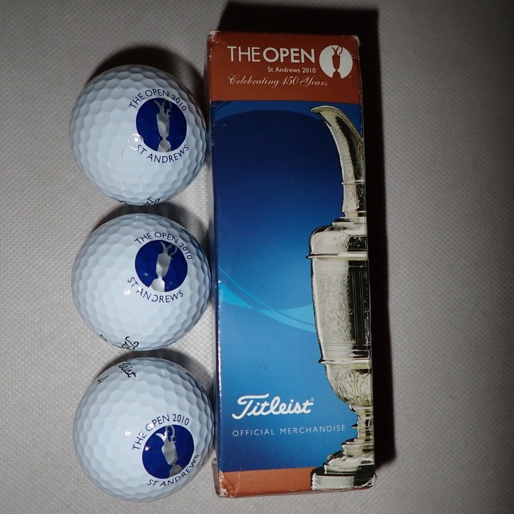 Titleist The Open St Andrews 2010 Golf Balls 3 Pack Vintage